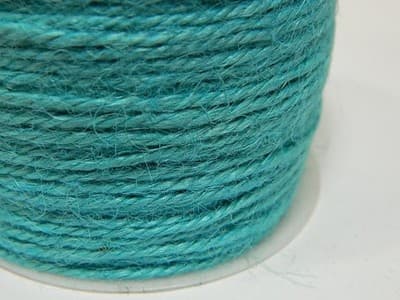 2MM Turquoise Blue Hemp Twine Cord Jewelry Making Stringing Material - Colored - Thumbnail 2