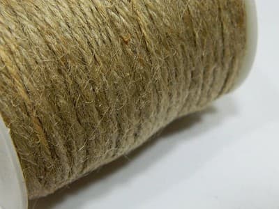 2MM Tan Brown Hemp Twine Cord Jewelry Making Stringing Material - Colored Light - Thumbnail 2