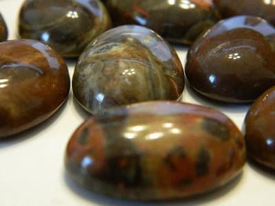25x18MM Basic Oval Natural Scenery Agate Cabochon - Oval Shaped Gemstone - Thumbnail 4