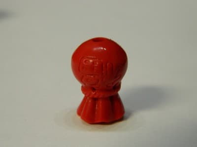 15.5MM Red Cinnabar Lucky Bag Beads - Wealth Making Protection Jewelers - Thumbnail 3