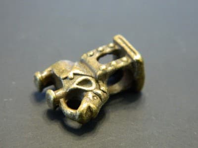 19MM BIG HOLE Antiqued Bronze Pewter Elephant Beads - Bronze Elephant Pewter - Thumbnail 6