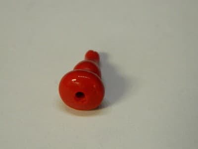 13MM Small Red Cinnabar Calabash Gourd Spacer Beads - Jewelers Cinnabar Tiny - Thumbnail 4