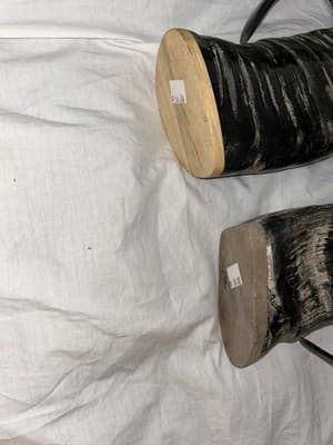 Viking Horn Drinking Mug Tankard Cup - Real Bull Horn Mug Just Like the - Thumbnail 7