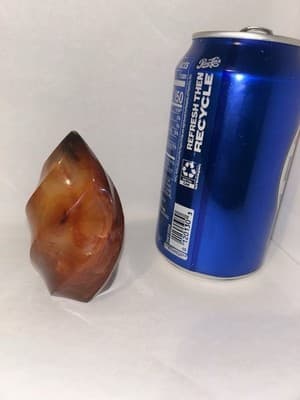 352 Gram Natural Carnelian Flame Madagascar Quarts Crystal - Thumbnail 5