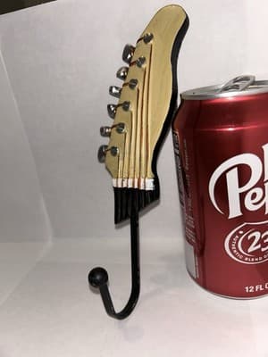 Vintage Wall Hook/ Guitar Style Coat, Hat Or Key Hanger - Thumbnail 4