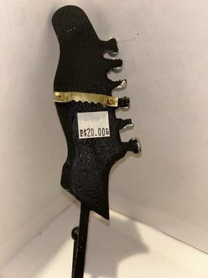 Vintage Wall Hook/ Guitar Style Coat, Hat Or Key Hanger - Thumbnail 3