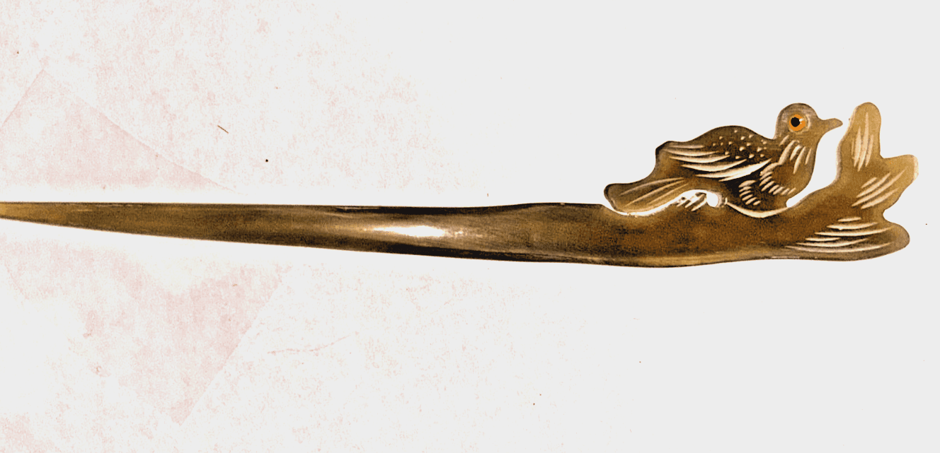 Handmade Buffalo Horn Hair Pins- Handmade In Kathmandu, Nepal - Thumbnail 4