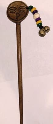 Authentic Handmade Buffalo Horn Hair Pin- Himalayan - Thumbnail 6