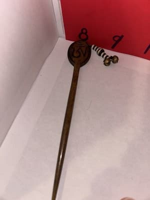 Authentic Handmade Buffalo Horn Hair Pin- Himalayan - Thumbnail 14