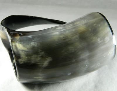 Viking Horn Drinking Mug Tankard Cup - Real Bull Horn Mug Just Like the - Thumbnail 3