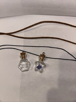 Pendant Jar With Small Sodalite Stone - Worn To Facilitate Positive Thinking - Image 1