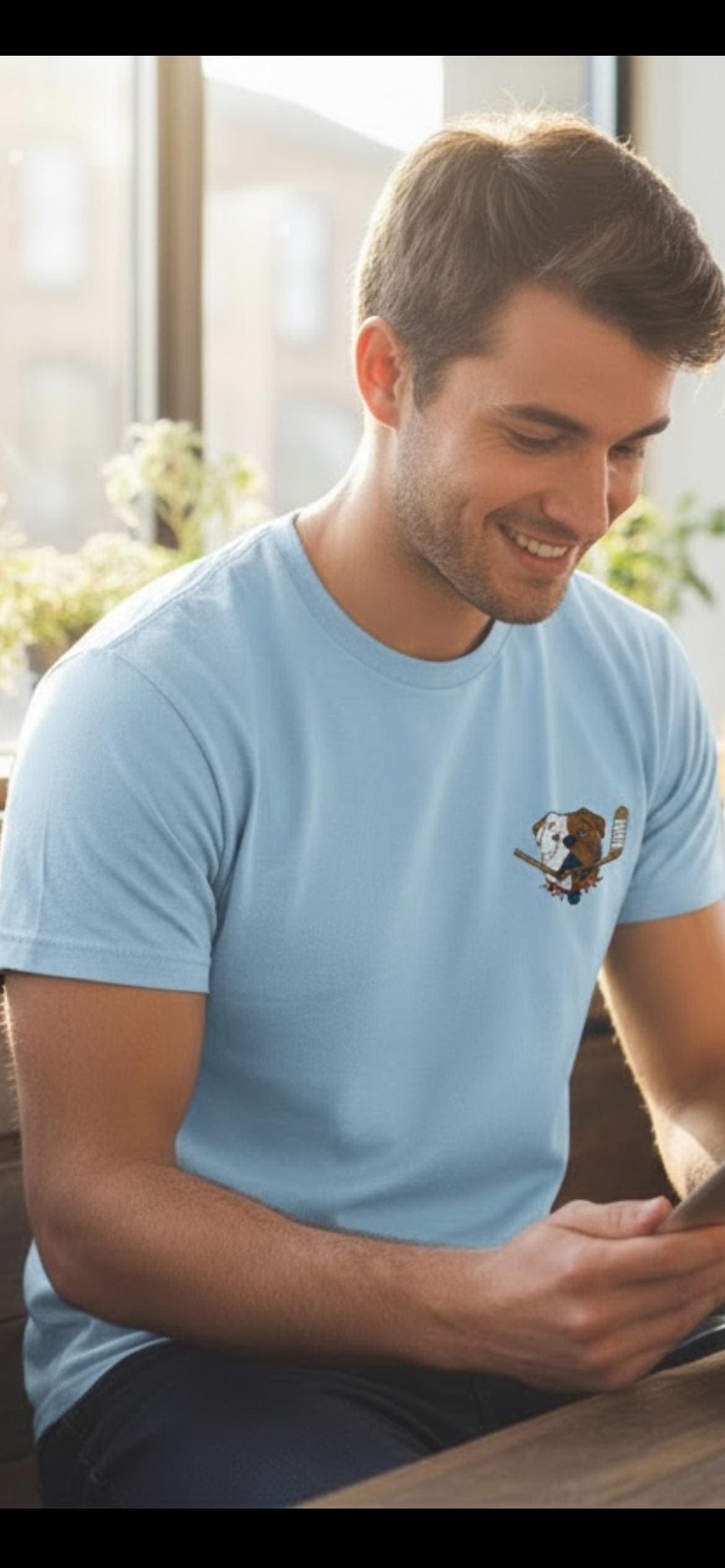 Shoresy Sudbury Blueberry Bulldog Heat Transfer Patch - Thumbnail 4