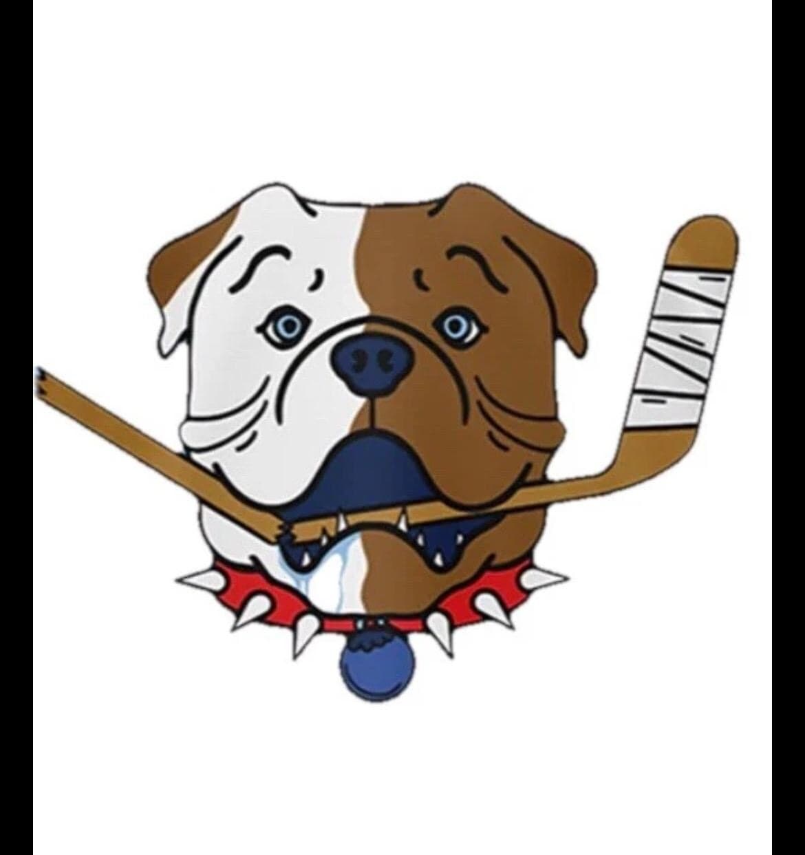 Shoresy Sudbury Blueberry Bulldog Heat Transfer Patch - Image 1