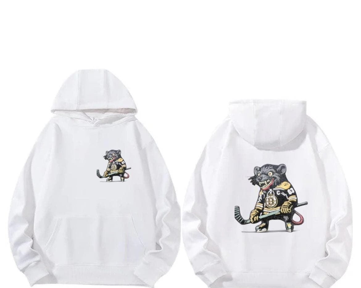 4' Satrirical Brad Marchand BostonBruins Hockey Player Heat transfer Iron-On Patch - 10' patch available - Thumbnail 3