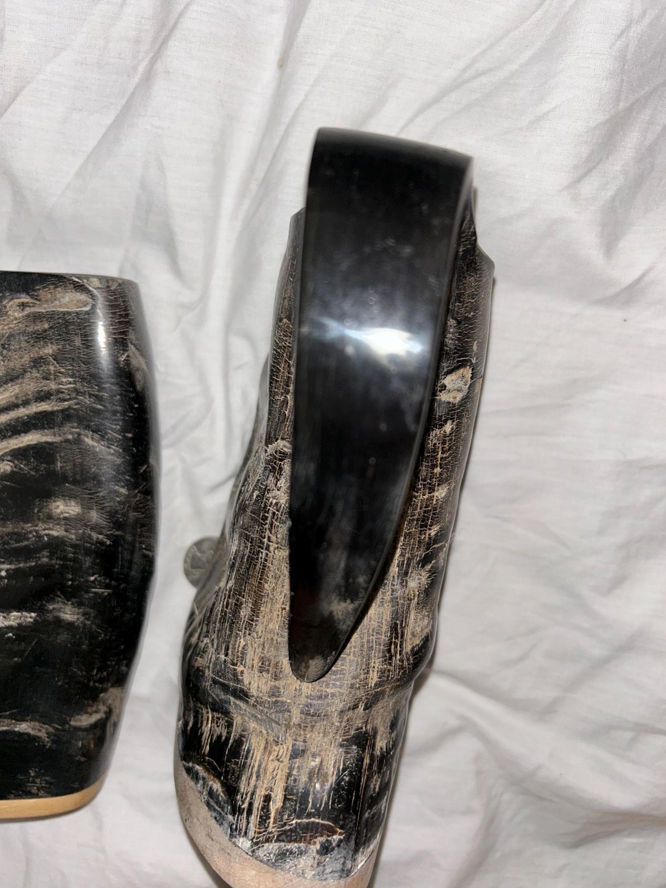 Rustic Viking Bull Horn Mug: Handcrafted Drinking Tankard - Thumbnail 6