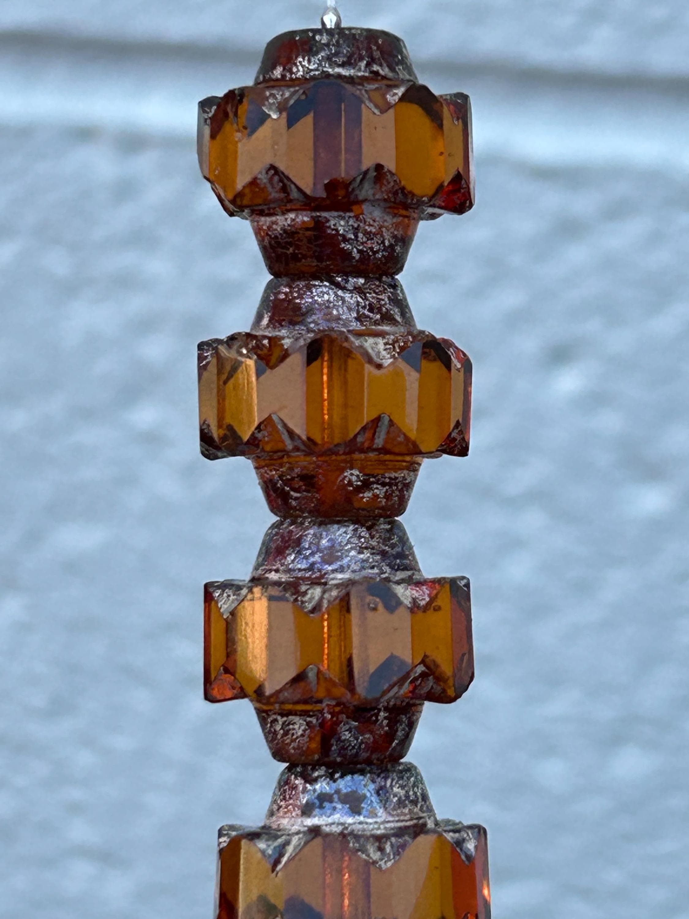 Cathedral Glass Beads -Czech Glass 15mmx12mm - Thumbnail 2