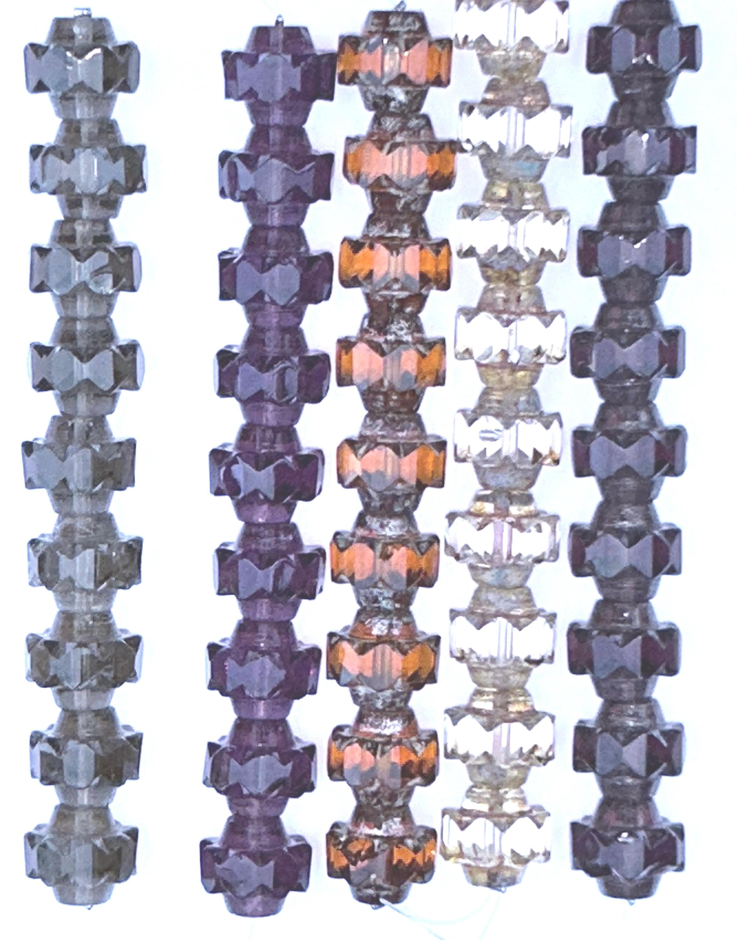 Cathedral Glass Beads -Czech Glass 15mmx12mm - Image 1