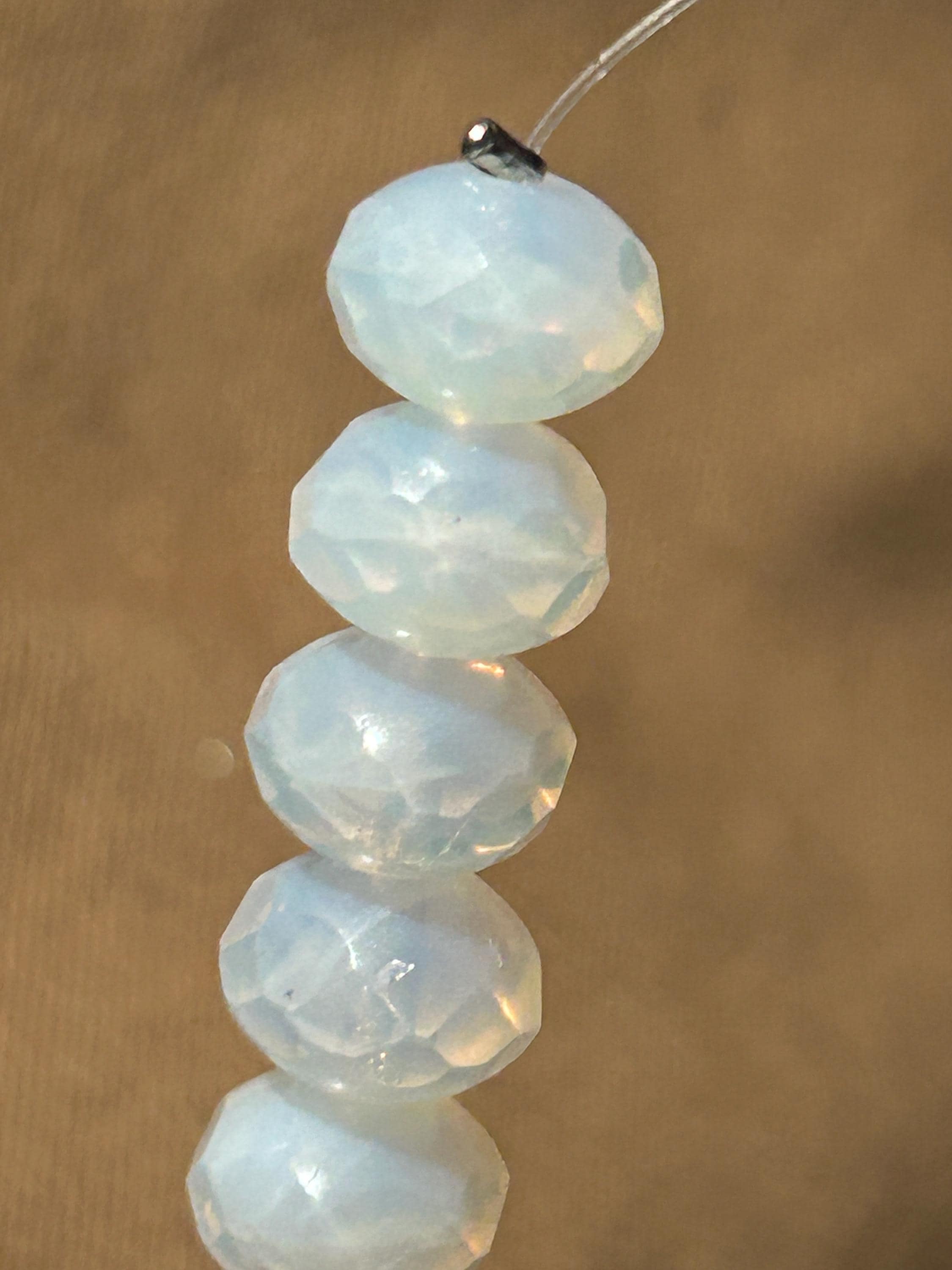 Fauceted Rhondella Beads 19 different Colors -Czech Glass 9mmx6mm - Thumbnail 16