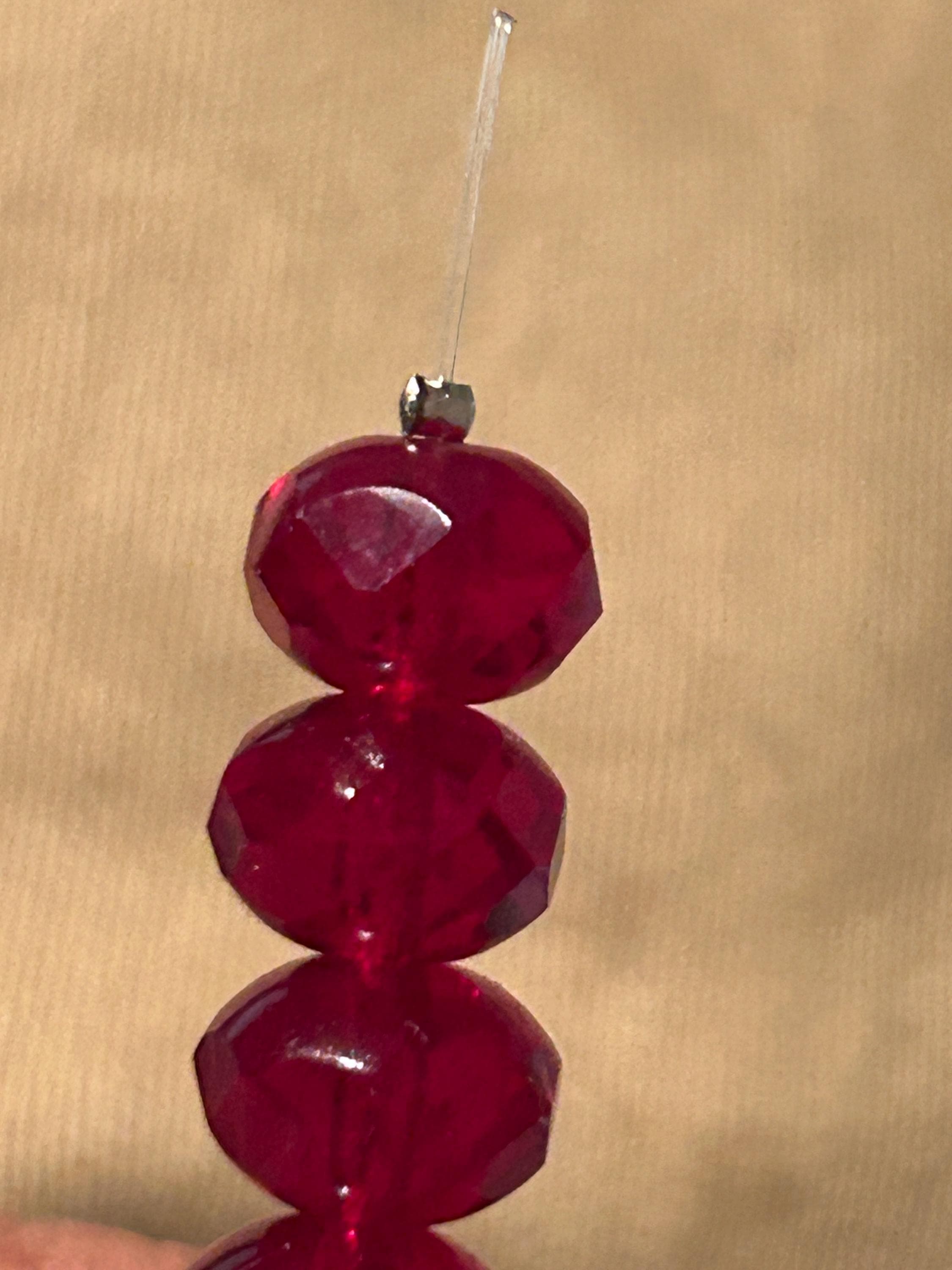 Fauceted Rhondella Beads 19 different Colors -Czech Glass 9mmx6mm - Thumbnail 3