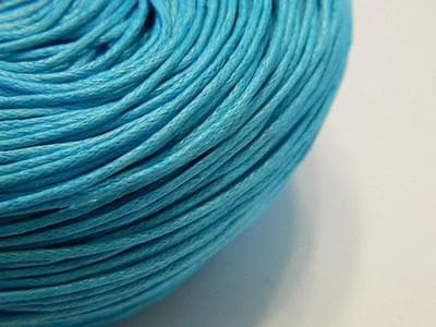 Waxed Cotton Cord: 1mm Thick Jewelry Thread - Thumbnail 2