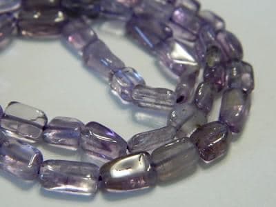 Amethyst Rectangle Beads: Natural Light Purple (50 Pieces Set) - Thumbnail 5