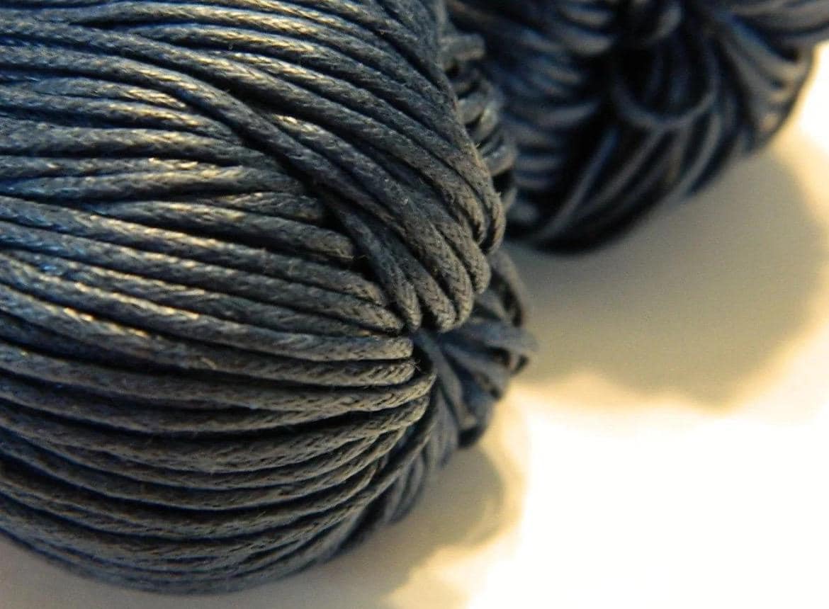 Waxed Cotton Cord: 1mm Thick Jewelry Thread - Thumbnail 3