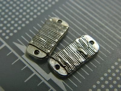 Antique Pewter Jewelry Links, Silver Connectors (20 Pieces) - Thumbnail 5