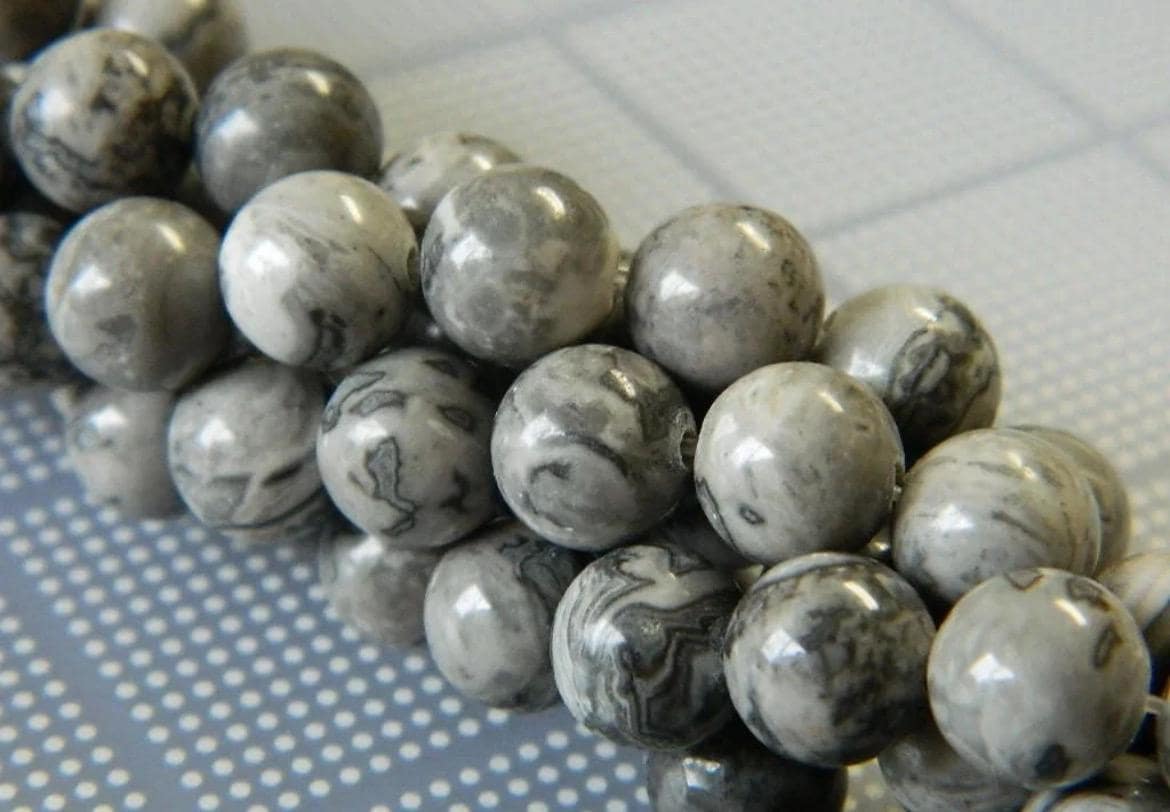 8mm Pink Crazy Lace Agate Beads | Round Gemstone Jewelry Supplies - Thumbnail 4