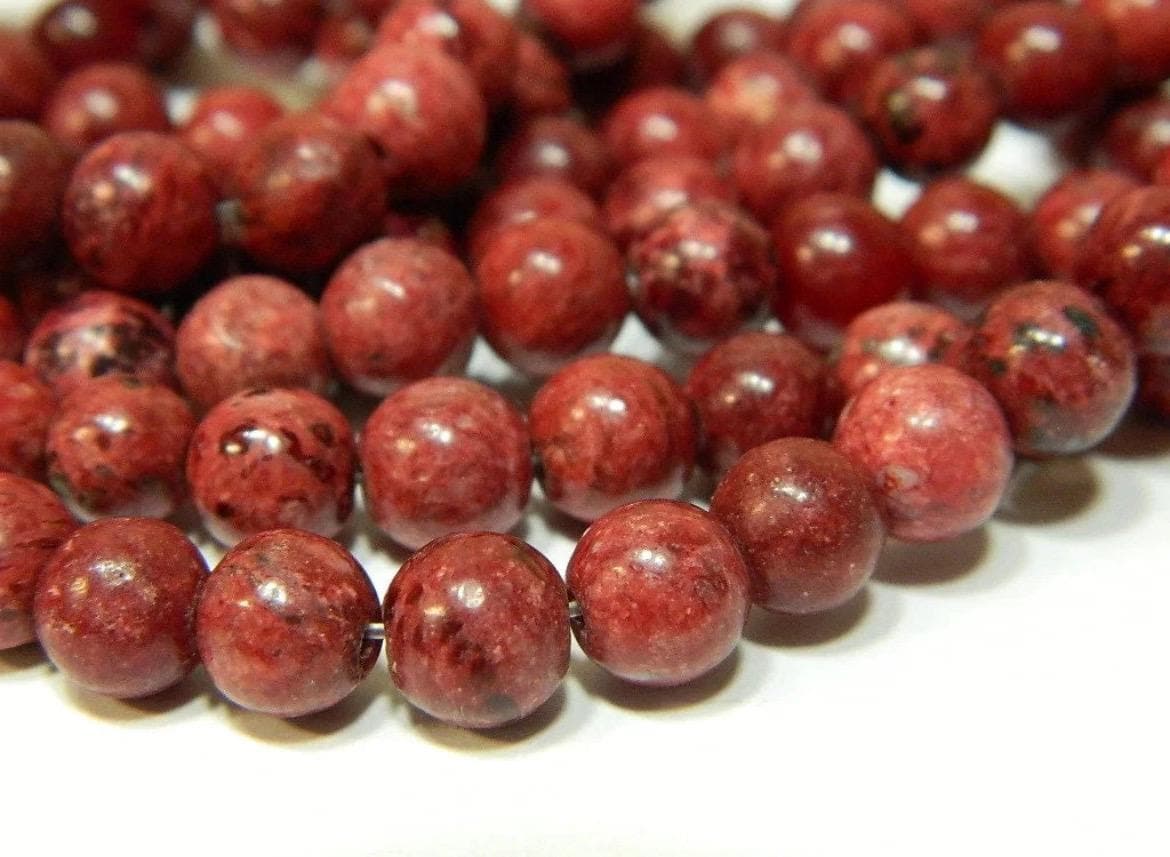 8mm Pink Crazy Lace Agate Beads | Round Gemstone Jewelry Supplies - Thumbnail 8