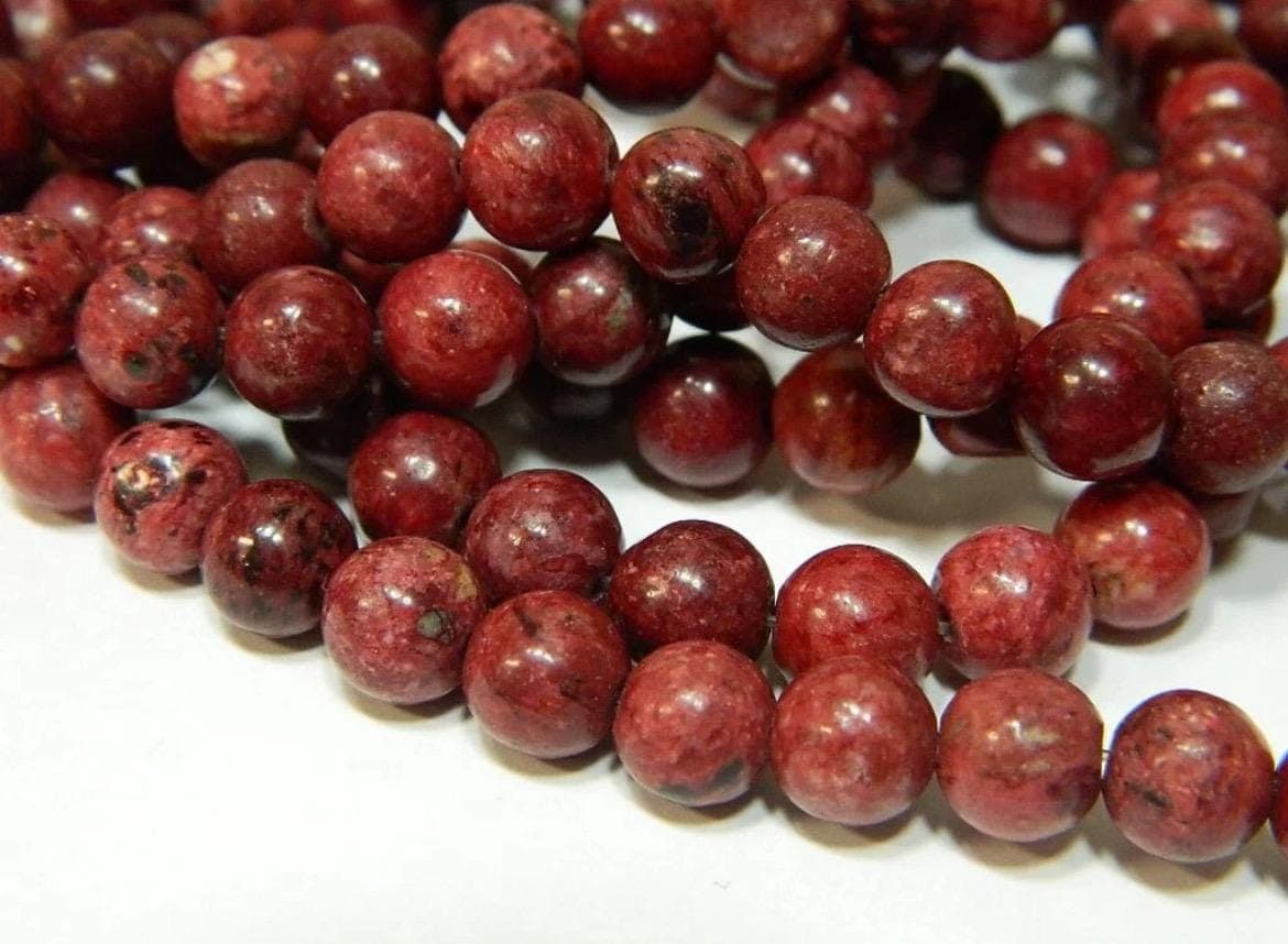 8mm Pink Crazy Lace Agate Beads | Round Gemstone Jewelry Supplies - Thumbnail 10