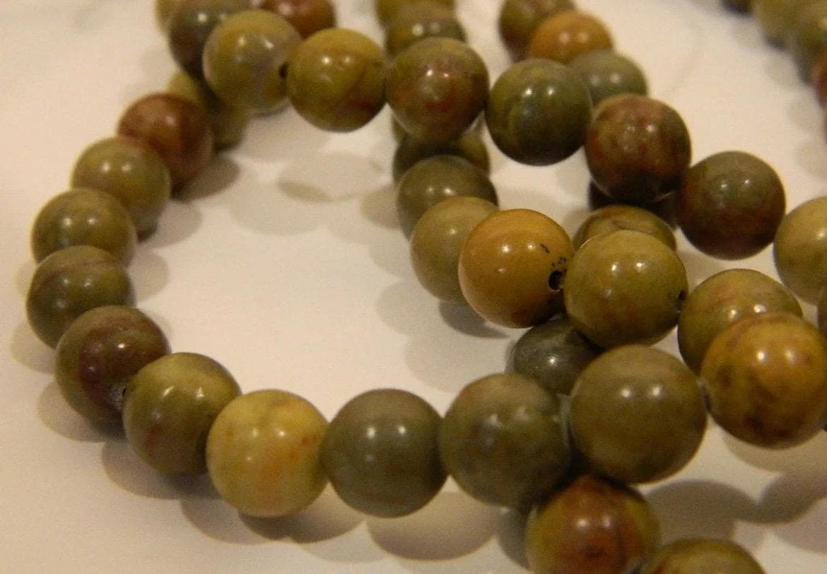 Rainbow Jasper Round Beads - 6mm & 8mm, 16" Strand - Thumbnail 2