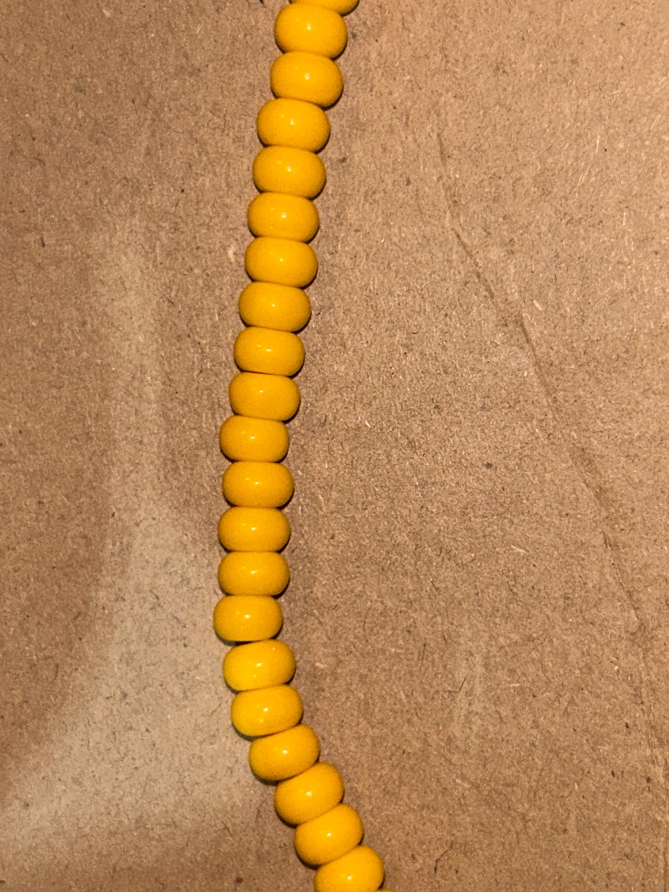 Yellow Quartz Rondelle Beads, 6mm Smooth Gemstone Strand - Thumbnail 5