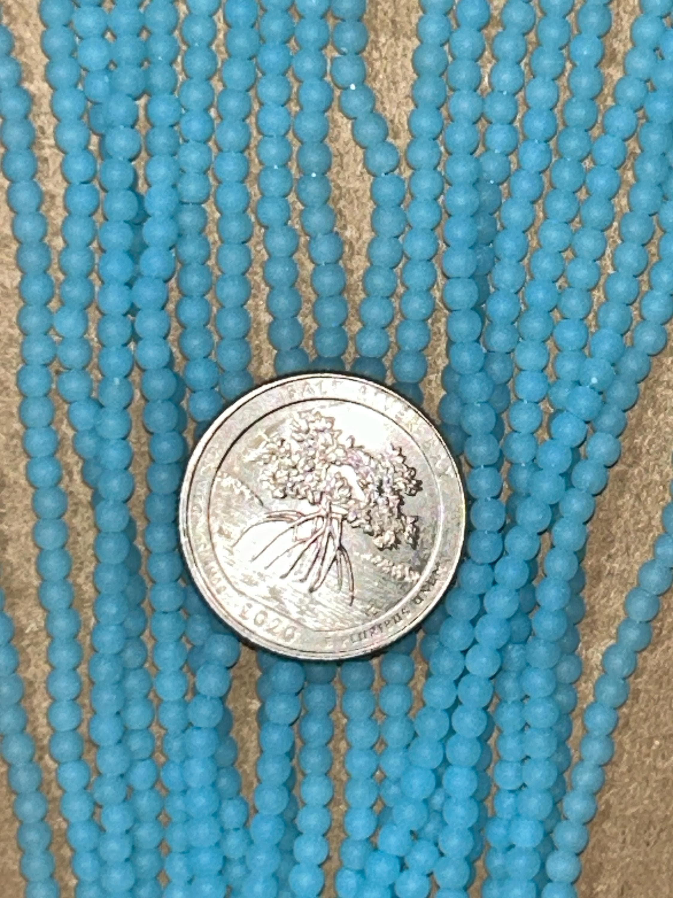 Matte Opaque Czech Glass Beads | Size 3mm Assorted Color Options | Jewelry Making Supplies - Thumbnail 10