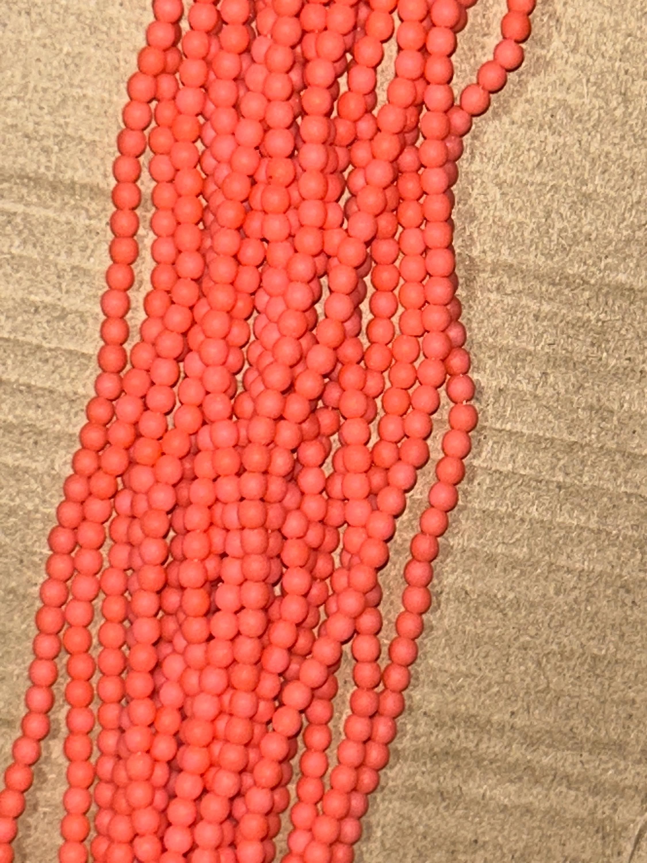 Matte Opaque Czech Glass Beads | Size 3mm Assorted Color Options | Jewelry Making Supplies - Thumbnail 7