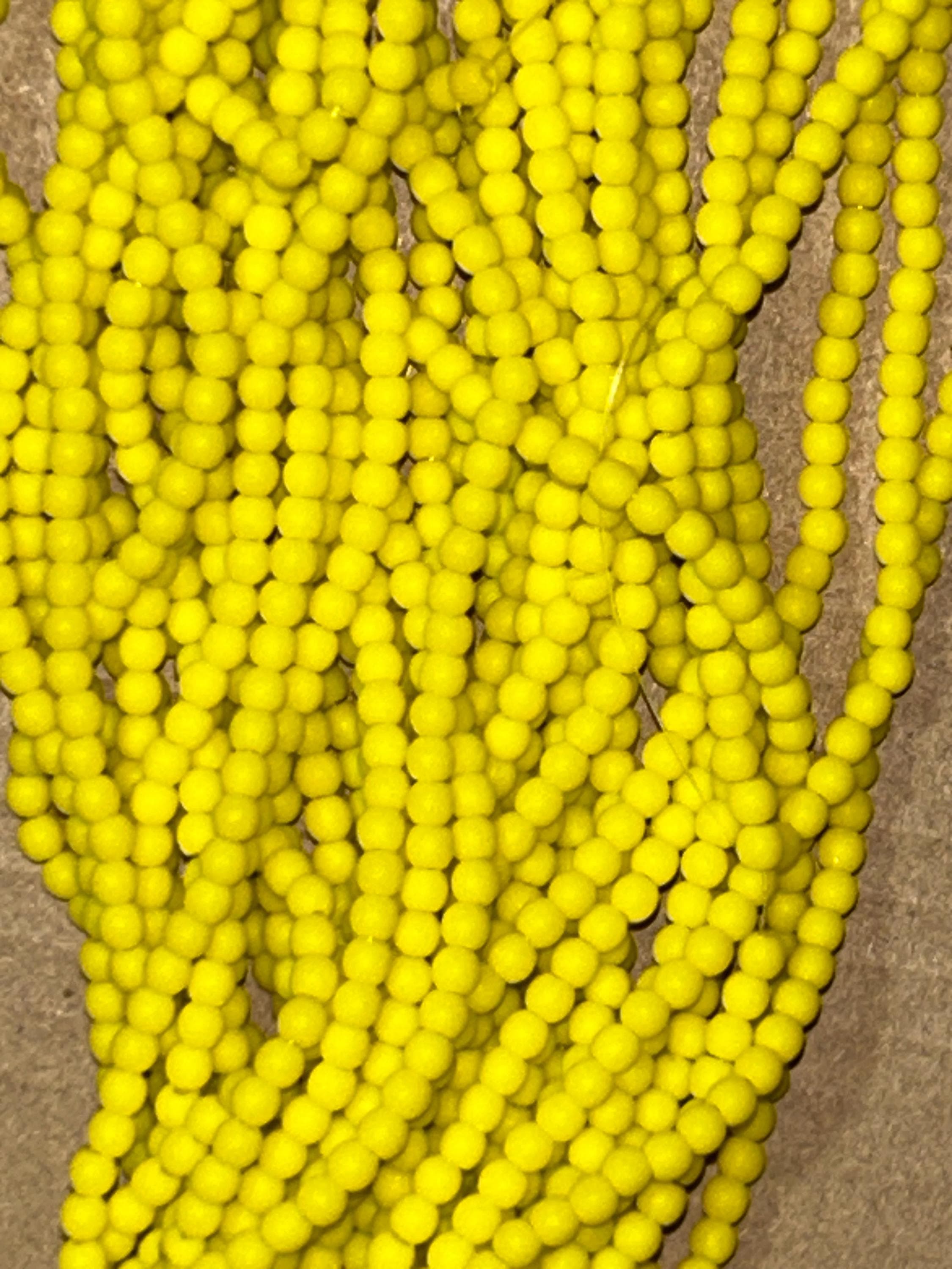 Matte Opaque Czech Glass Beads | Size 3mm Assorted Color Options | Jewelry Making Supplies - Thumbnail 12