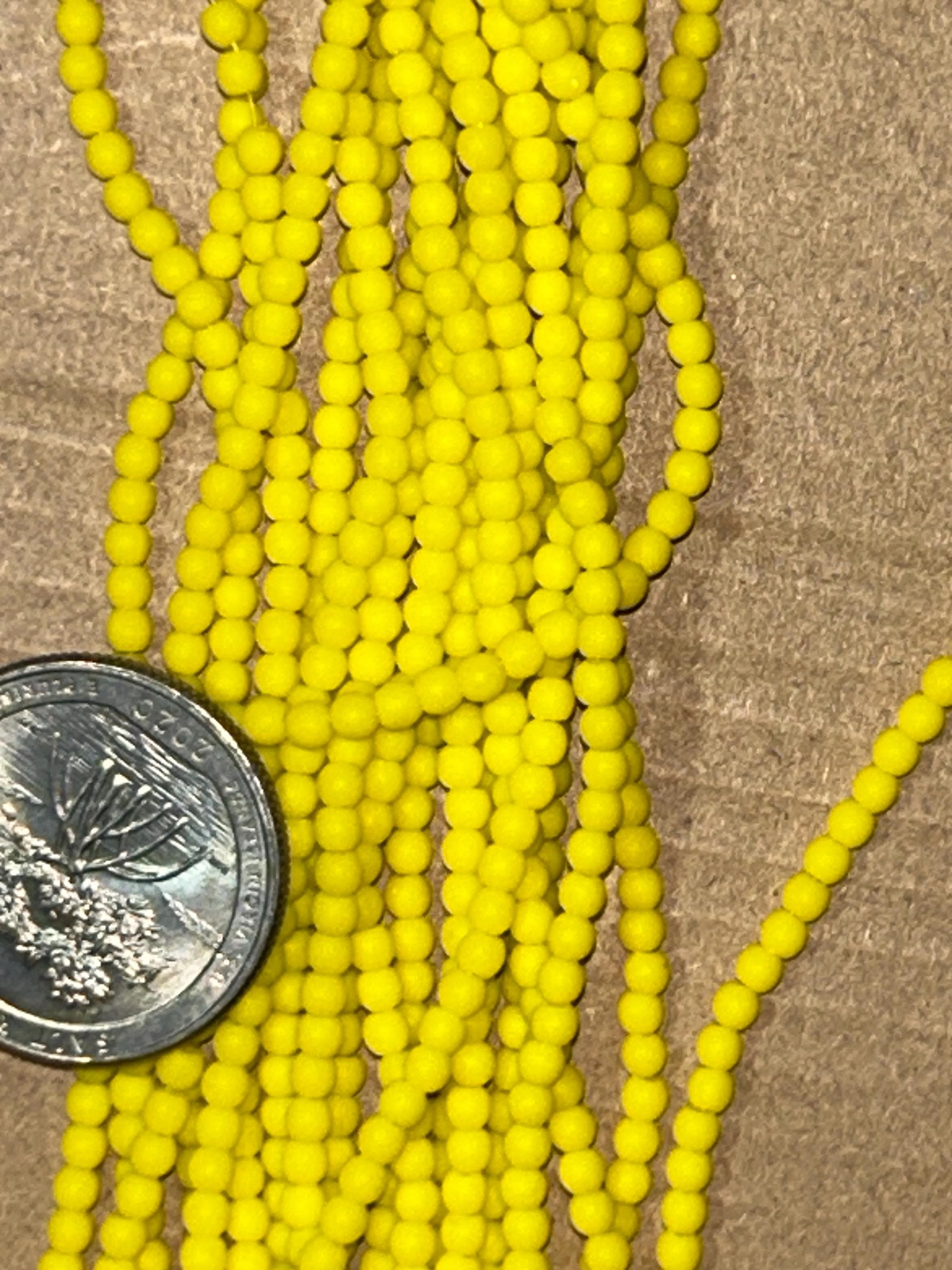 Matte Opaque Czech Glass Beads | Size 3mm Assorted Color Options | Jewelry Making Supplies - Thumbnail 9