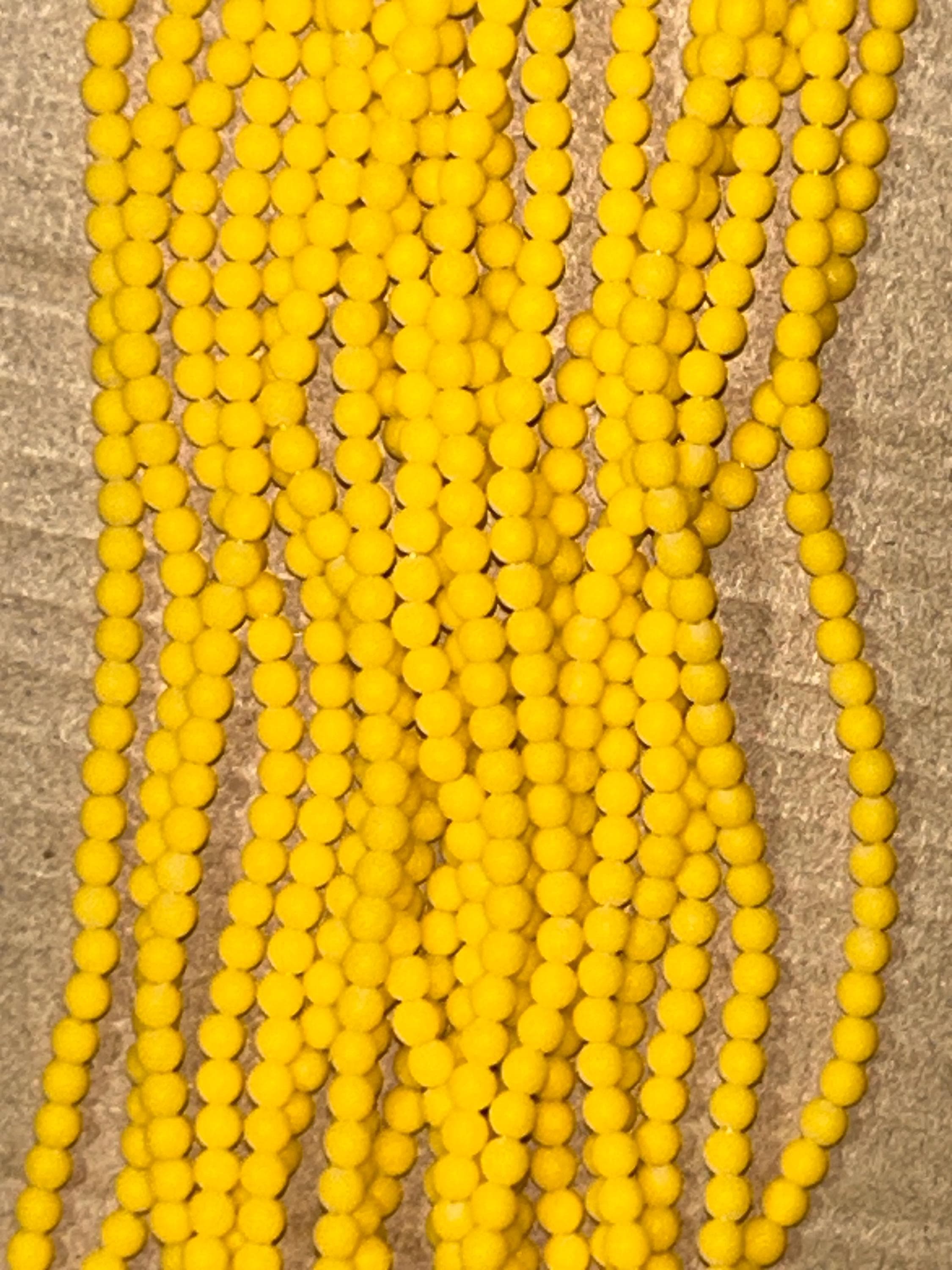 Matte Opaque Czech Glass Beads | Size 3mm Assorted Color Options | Jewelry Making Supplies - Thumbnail 17