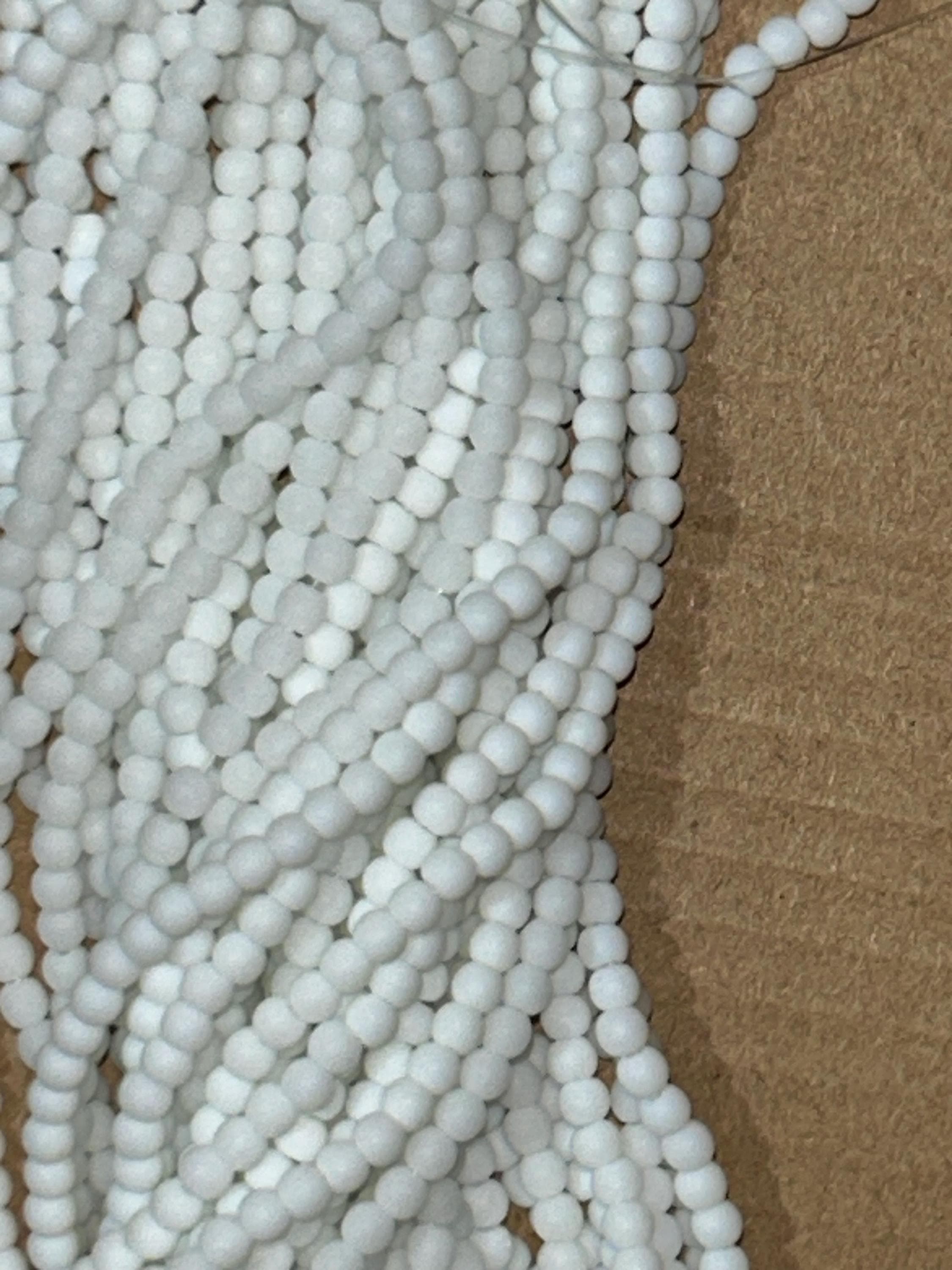 Matte Opaque Czech Glass Beads | Size 3mm Assorted Color Options | Jewelry Making Supplies - Thumbnail 5