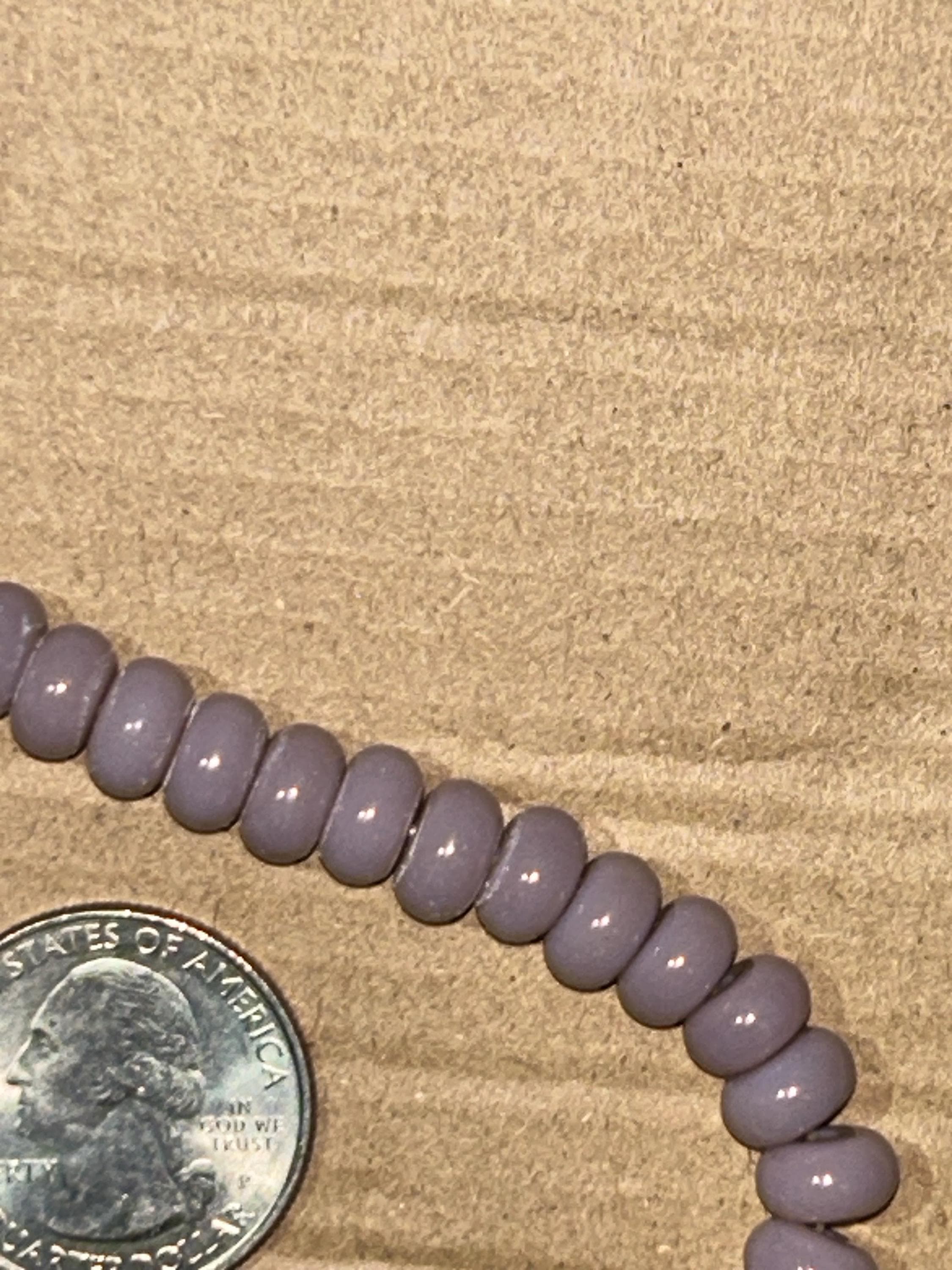 Yellow Quartz Rondelle Beads, 6mm Smooth Gemstone Strand - Thumbnail 14