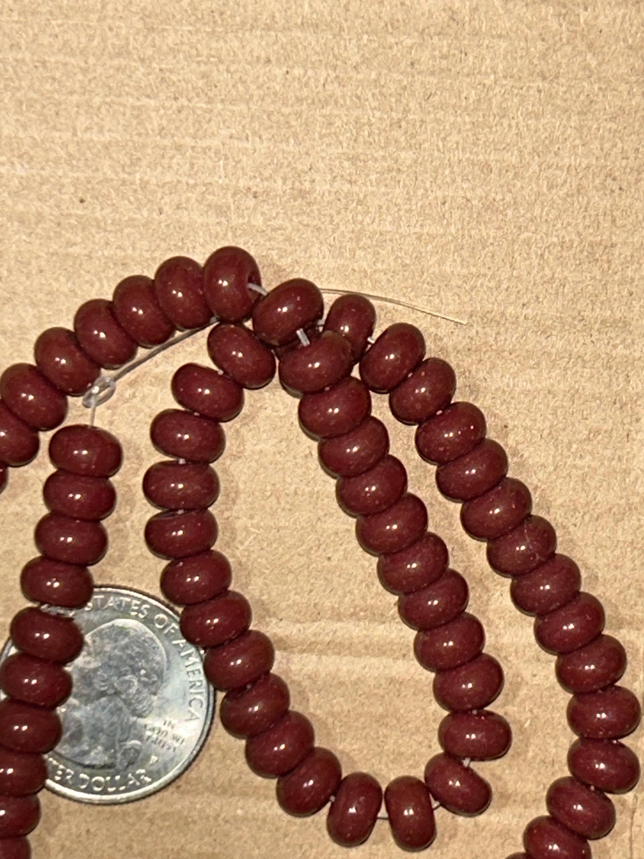 Yellow Quartz Rondelle Beads, 6mm Smooth Gemstone Strand - Thumbnail 20