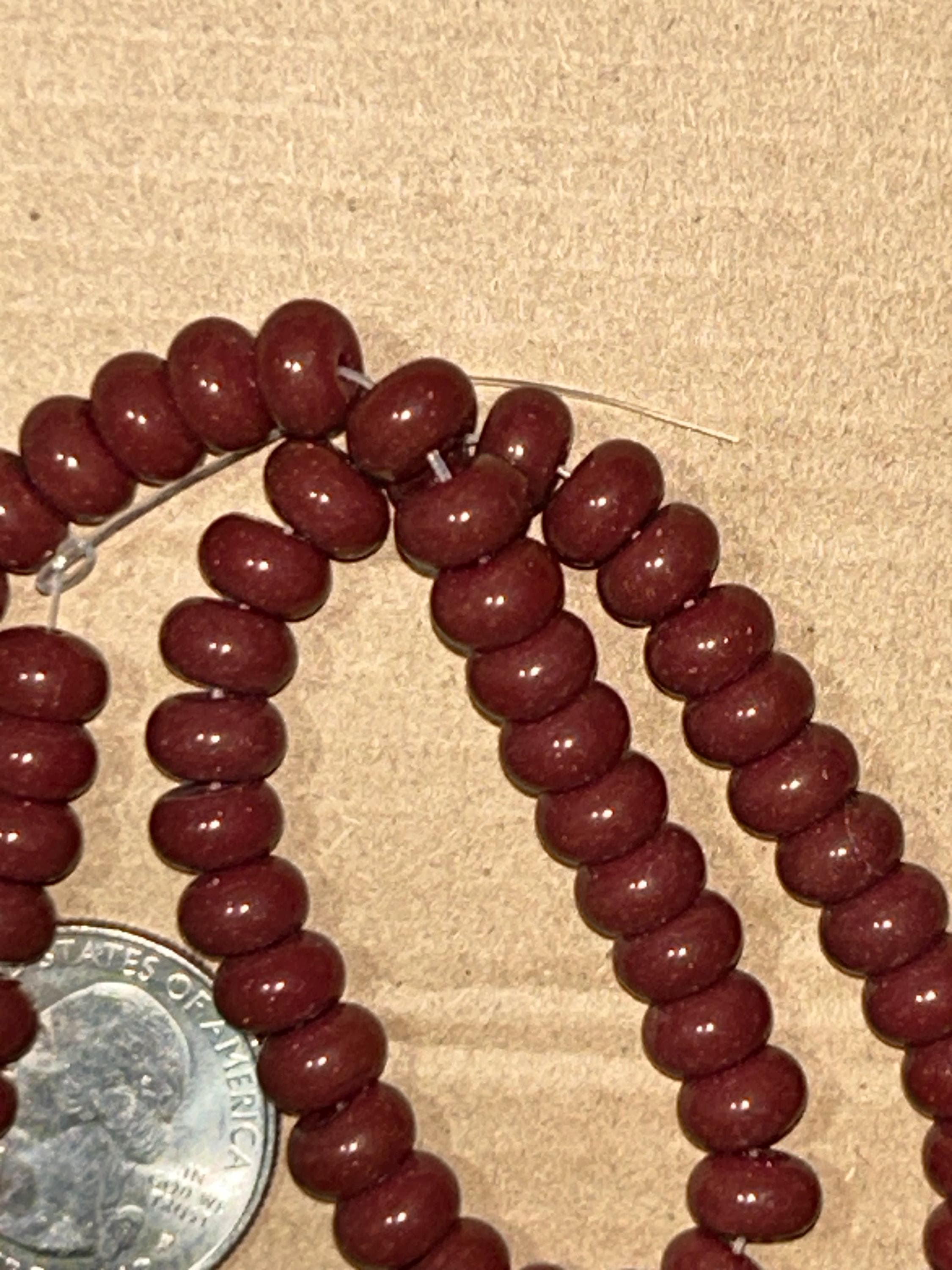 Yellow Quartz Rondelle Beads, 6mm Smooth Gemstone Strand - Thumbnail 13