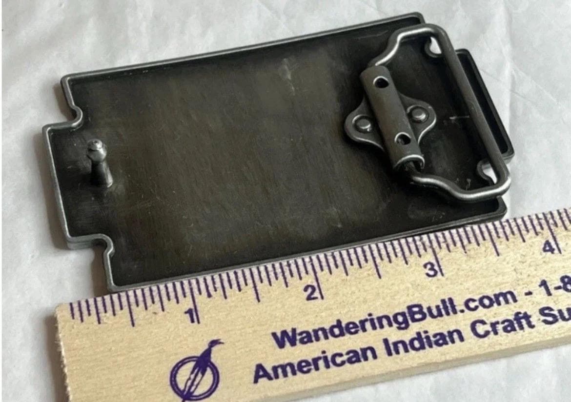 Judi’s Priest /Rock And Roll/ Razor Blade /Belt Buckle/British Steel/Silver - Thumbnail 3