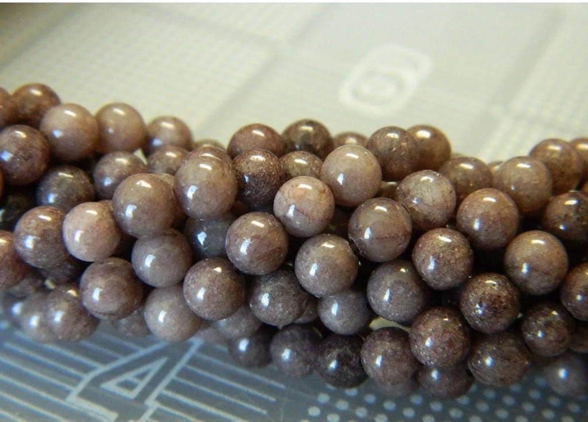 AAA Purple Aventurine Beads - 4mm Round Gemstone Strand - Image 1