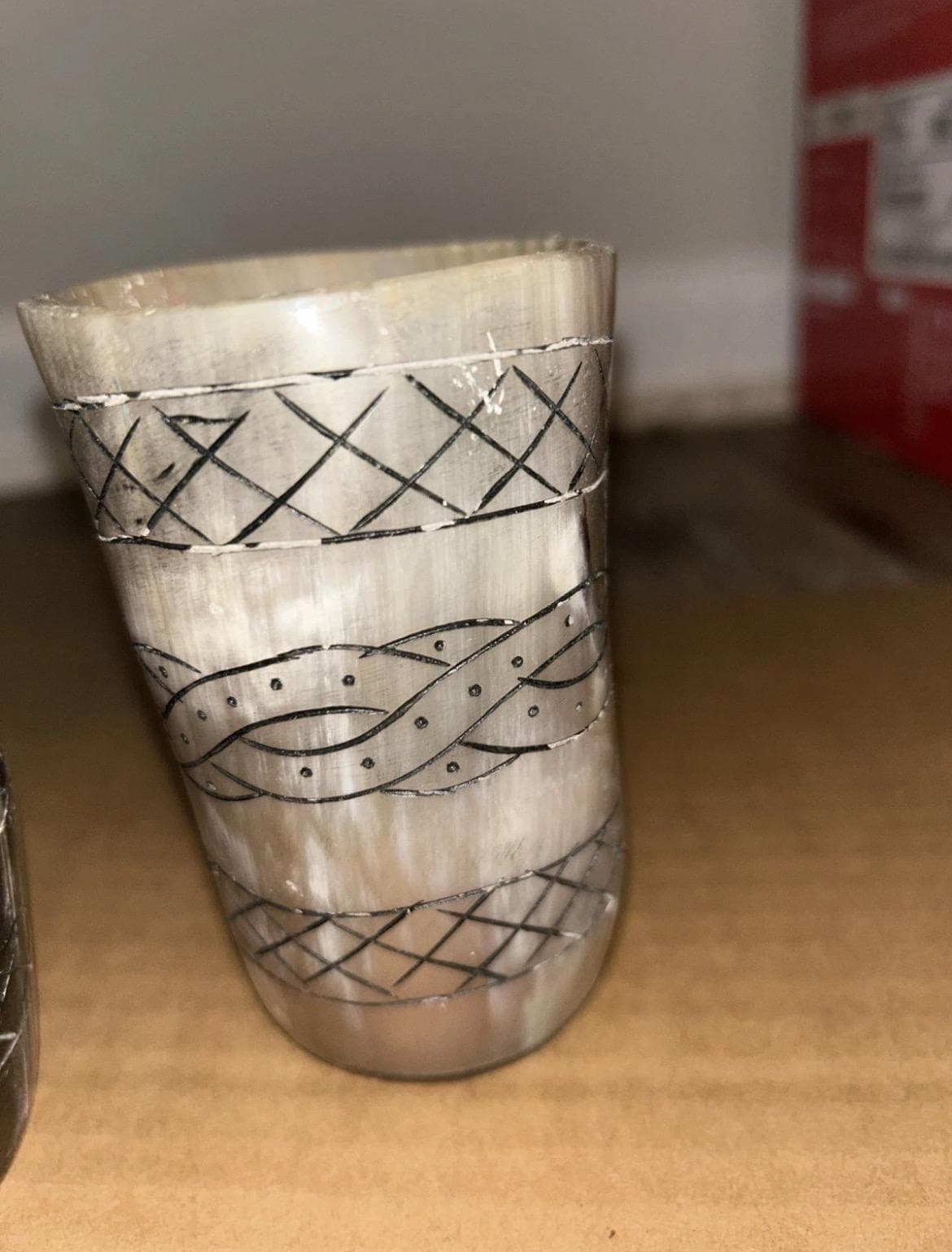 Handcrafted Viking Drinking Horn Mug | Norse Beer Stein. 5 different cups - Thumbnail 10