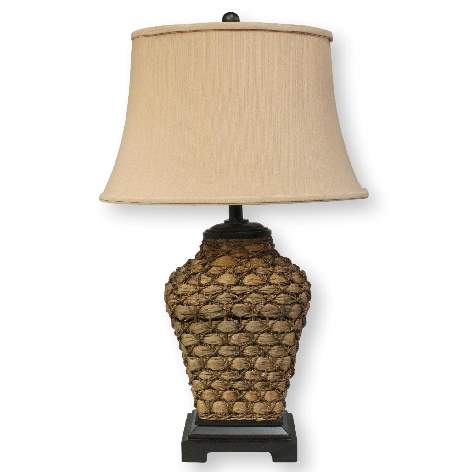 Wicker & Seagrass Table Lamp