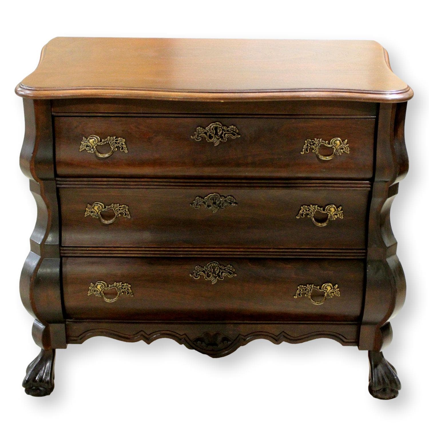 3 Drawer Nightstand - Dark Brown - Image 1