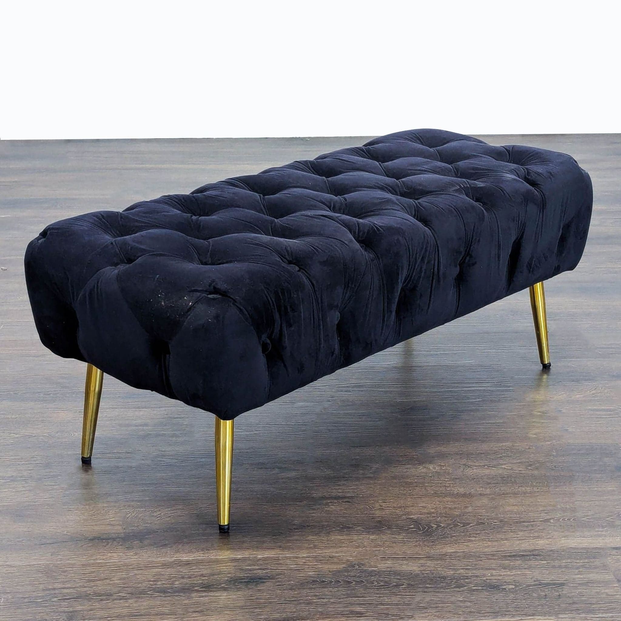 Sagebrook Home Button Tufted Bench - Thumbnail 3