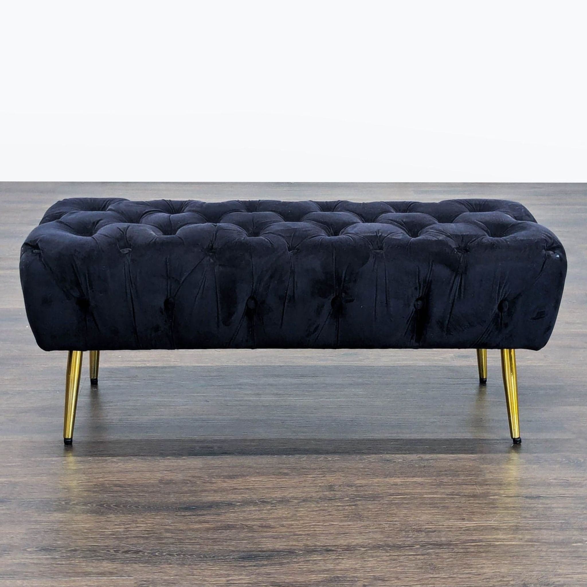 Sagebrook Home Button Tufted Bench - Image 1
