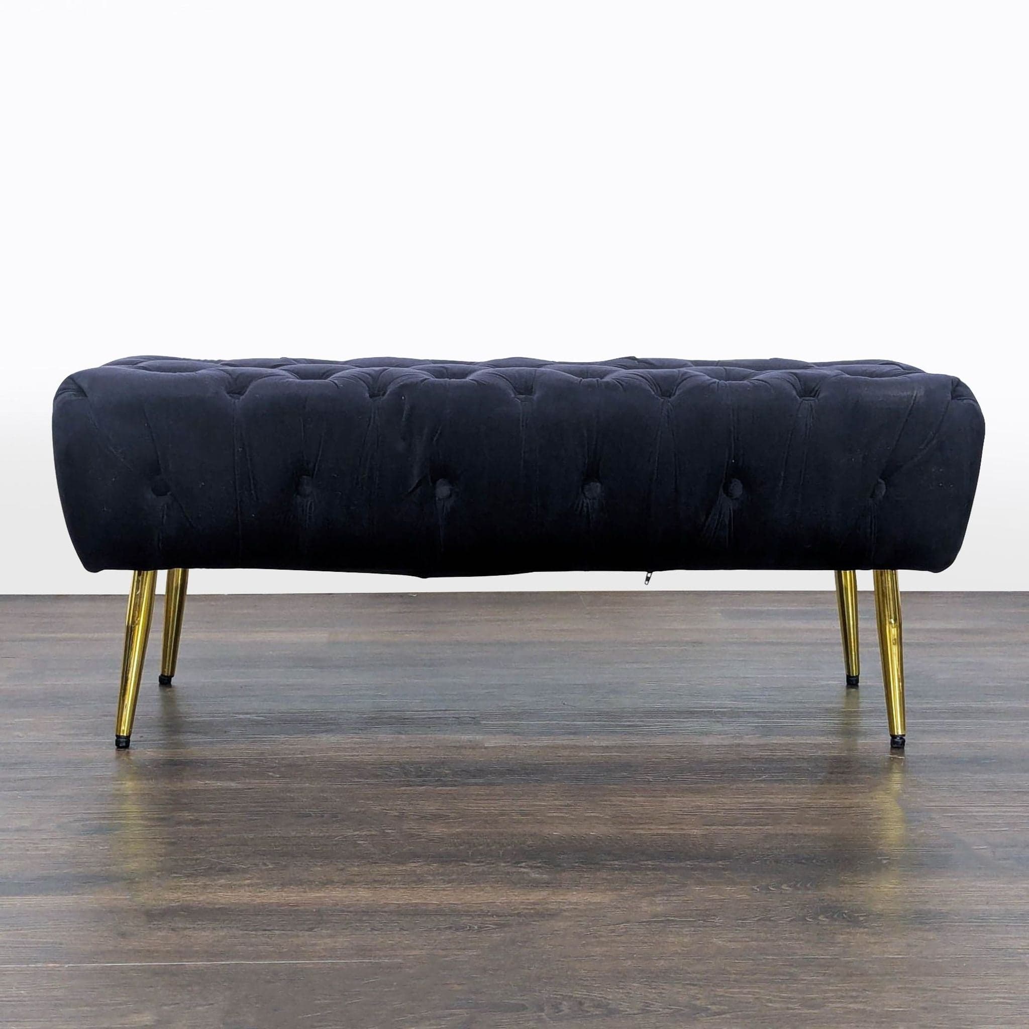 Sagebrook Home Button Tufted Bench - Thumbnail 2