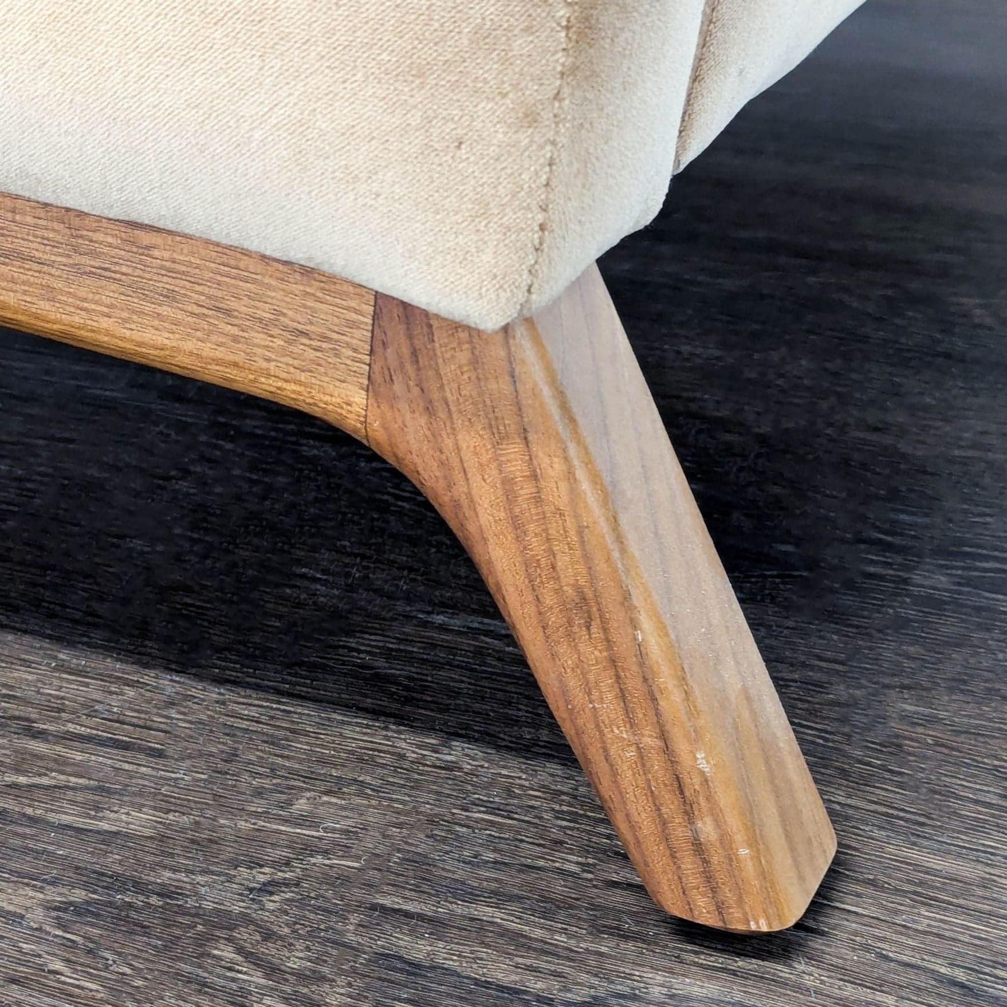 Room and Board Wynton Modern Tan Recliner Lounge Chair - Thumbnail 7